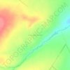 Топографическая карта Большой Сухояш, высота, рельеф
