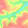 Топографическая карта Андреевка, высота, рельеф
