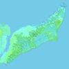 Топографическая карта Raymond Island, высота, рельеф
