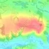 Топографическая карта Спас-Коркодино, высота, рельеф