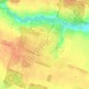 Топографическая карта Трубетчино, высота, рельеф
