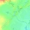 Топографическая карта Ловозеро, высота, рельеф