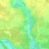 Топографическая карта Олбово, высота, рельеф