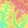 Топографическая карта Мучан, высота, рельеф