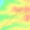Топографическая карта Федоровское, высота, рельеф