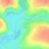 Топографическая карта Грушева, высота, рельеф
