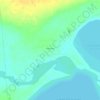 Топографическая карта Косоголь, высота, рельеф