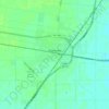 Топографическая карта Robstown, высота, рельеф