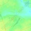 Топографическая карта Топтыково, высота, рельеф