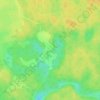 Топографическая карта Биркино, высота, рельеф