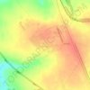 Топографическая карта Плоты, высота, рельеф