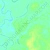 Топографическая карта Коктюль, высота, рельеф