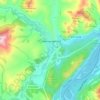 Топографическая карта Нижнекаянча, высота, рельеф