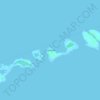 Топографическая карта Cook Island, высота, рельеф