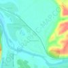 Топографическая карта Ашмарино, высота, рельеф