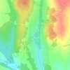 Топографическая карта Бурятская, высота, рельеф