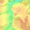 Топографическая карта Кочина Гора, высота, рельеф