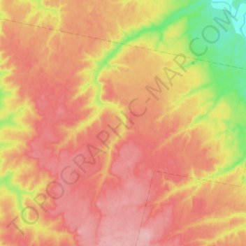 Топографическая карта Шалим, высота, рельеф