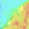 Топографическая карта Поверстное, высота, рельеф