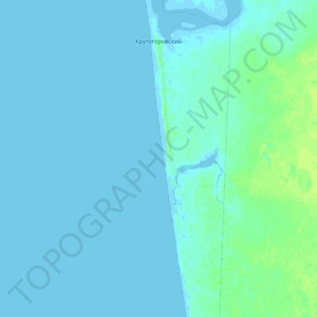 Топографическая карта Крутогоровский, высота, рельеф