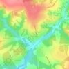 Топографическая карта Карсовай, высота, рельеф