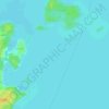 Топографическая карта остров Пасхи, высота, рельеф