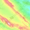 Топографическая карта San Andreas Fault, высота, рельеф