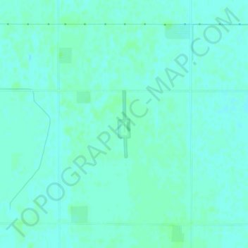 Топографическая карта Wolverton WMA, высота, рельеф