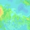 Топографическая карта Яссы, высота, рельеф