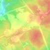 Топографическая карта Ястребовка, высота, рельеф
