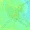Топографическая карта Пасковщина, высота, рельеф