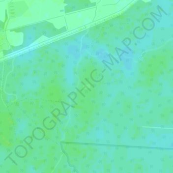 Топографическая карта Немче, высота, рельеф