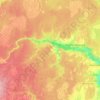 Топографическая карта Синячиха, высота, рельеф