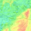Топографическая карта Миргород, высота, рельеф