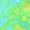Топографическая карта Звягино, высота, рельеф