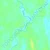 Топографическая карта Андога, высота, рельеф
