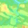 Топографическая карта Колюбеево, высота, рельеф