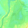 Топографическая карта 济西国家湿地公园, высота, рельеф