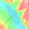 Топографическая карта Слаковское водохранилище, высота, рельеф