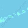 Топографическая карта Hopkins Island, высота, рельеф