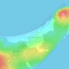 Топографическая карта Нижнее Пронге, высота, рельеф