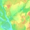 Топографическая карта Семенигино, высота, рельеф