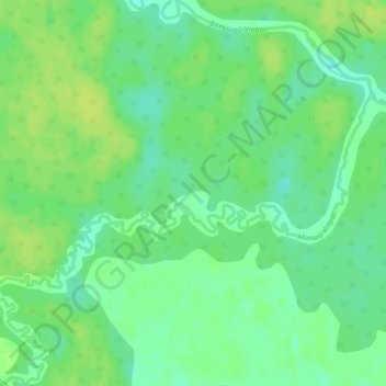 Топографическая карта Малый Утрас, высота, рельеф