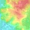 Топографическая карта Великорецкое, высота, рельеф