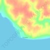 Топографическая карта Находка, высота, рельеф