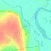 Топографическая карта Городище, высота, рельеф