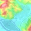 Топографическая карта Староабашево, высота, рельеф