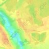Топографическая карта Медведь, высота, рельеф
