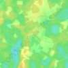 Топографическая карта Красный Остров, высота, рельеф
