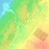 Топографическая карта Токарёво, высота, рельеф